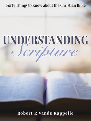 cover image of Understanding Scripture
